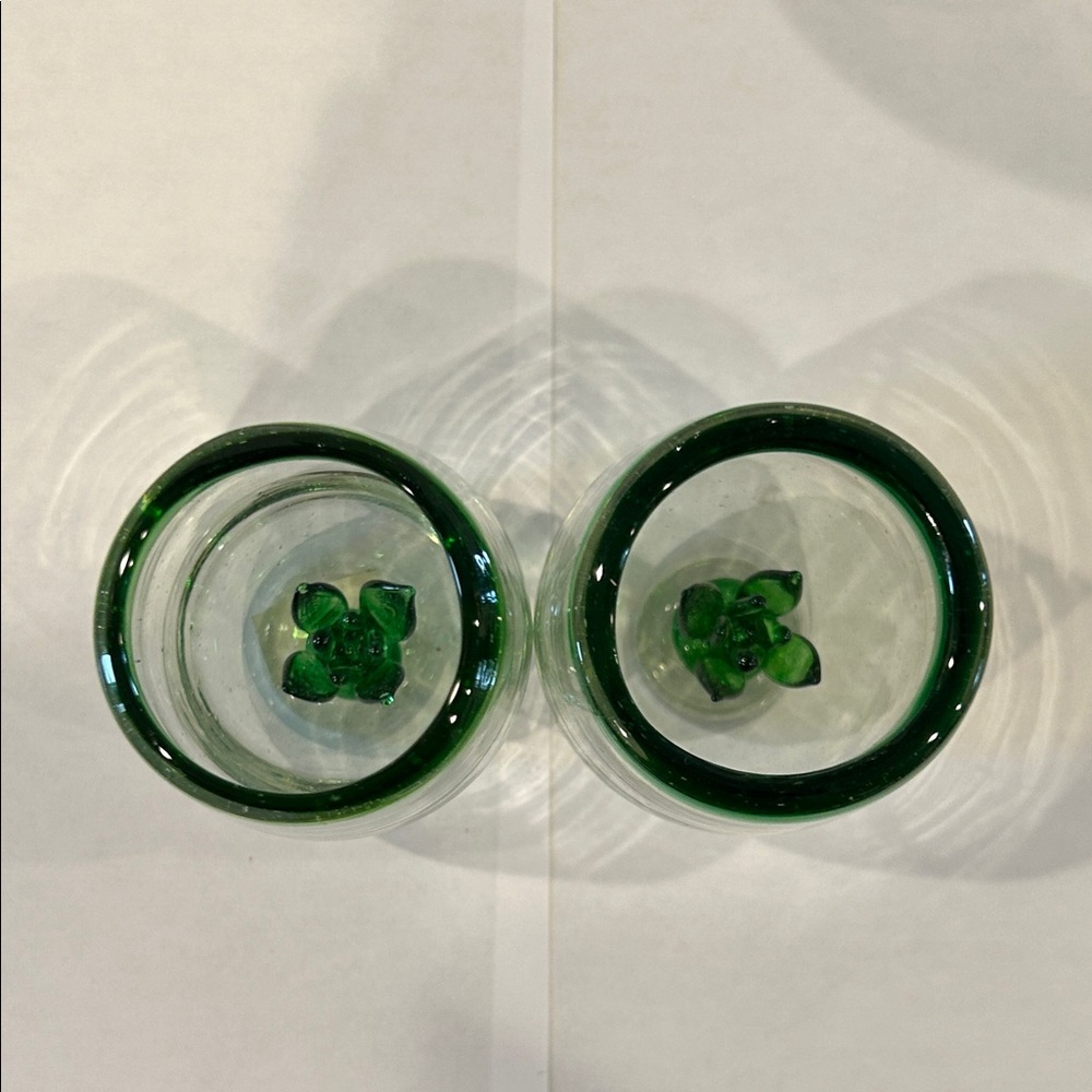 Agave Hand-Blown Glass Decanter and 6 Shot Glasses - Picture 14 of 16